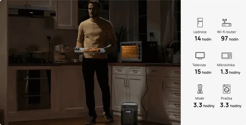 EcoFlow - DELTA 2 Max - bateriová stanice toho utáhnou v domácnosti hodně